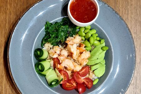 Поке с креветками