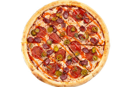 Пицца Демон на тонком тесте