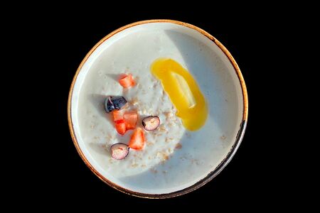 Каша овсяная на коровьем молоке