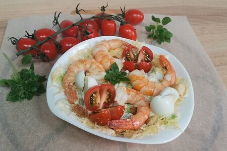 Цезарь с креветками