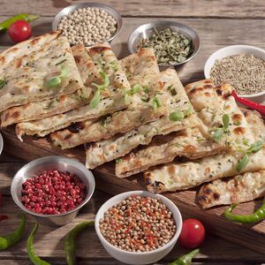 Паранта-Алу с картофелем