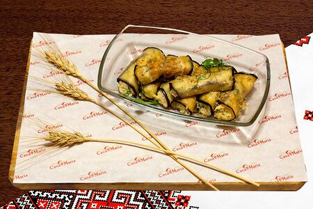 Рулетики из баклажанов