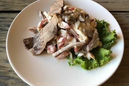 Салат с языком