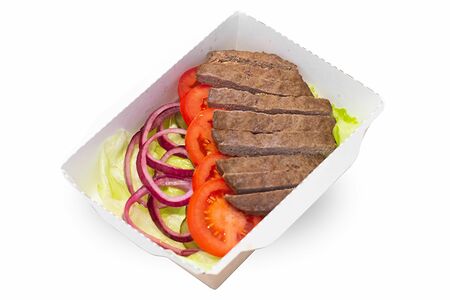 Бургер без булки с говядиной