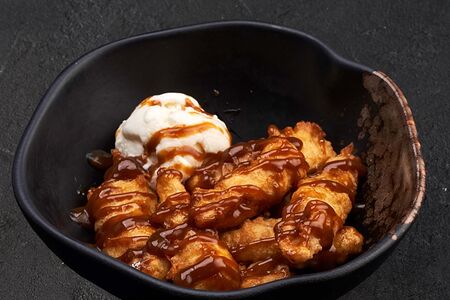 Жареные бананы в темпуре