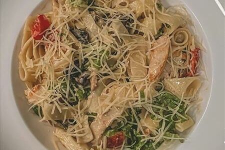 Паста с куриной грудкой