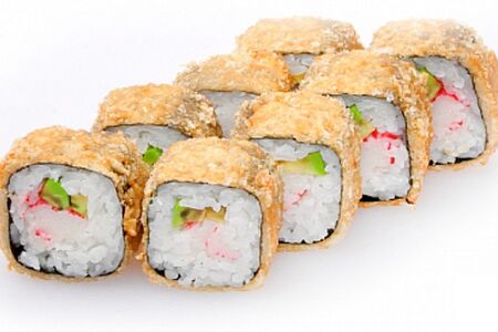 Роллы с крабом в темпуре