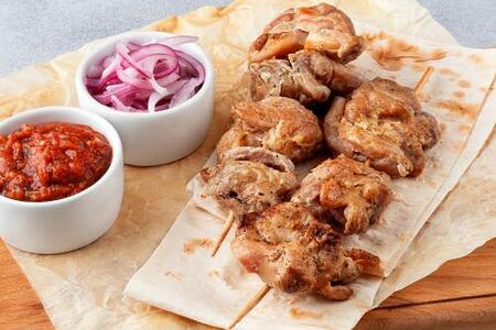 Шашлык из бедра цыплёнка