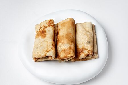 Блины с ветчиной и сыром