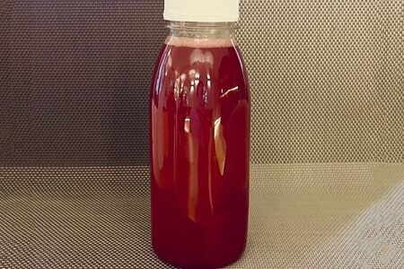 Натуральный морс из клюквы