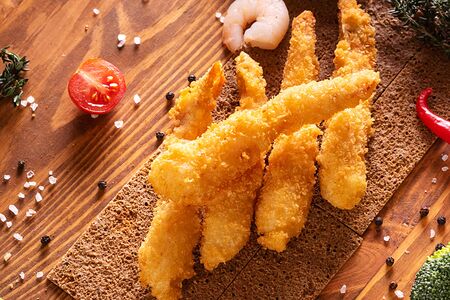 Креветки темпура