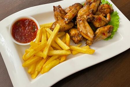 Крылышки в соусе свит чили