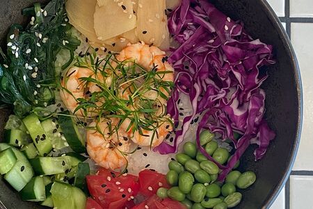 Поке с креветками