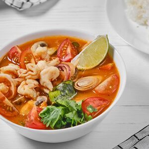 Том Ям с креветками