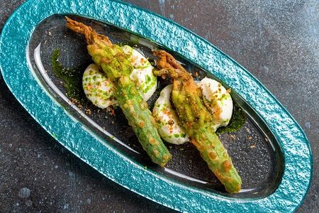 Цветы цукини от шефа