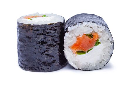 Сливочный лосось с зеленым луком