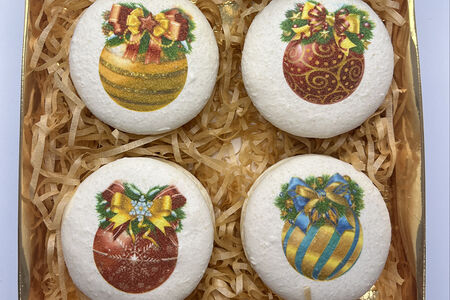 Набор макарон Новогодние шары