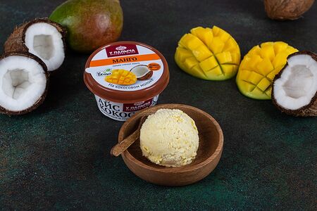 Кокосовое мороженое Айс кокос с манго