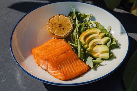 Стейк лосося