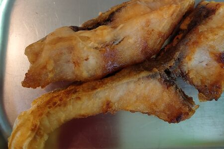 Карп жареный