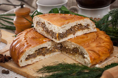 Пирог с мясом
