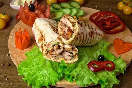 Шаурма Вид №1 большая