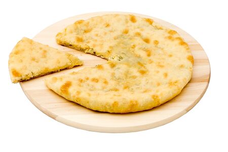 Пирог с зеленым луком и сыром