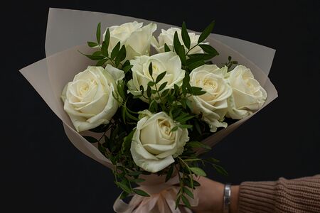 Букет из роз Аваланж 7 шт