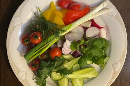 Овощная тарелка