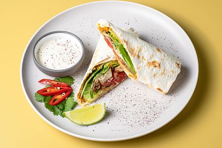 Буррито с вешенками