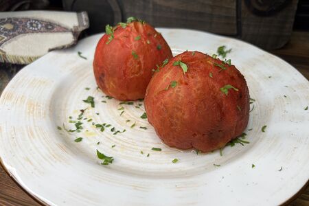 Помидоры на мангале