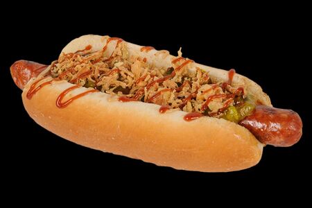 С говяжьей сосиской