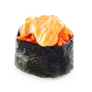 Гункан острый с лососем