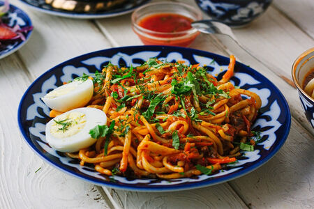 Жареный лагман