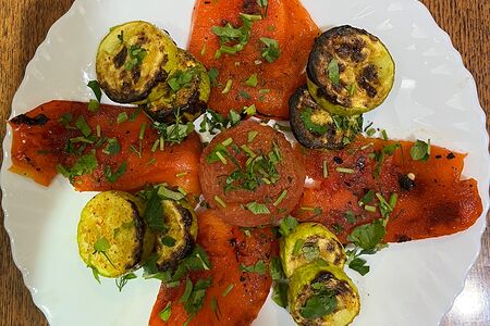 Овощи на углях