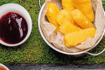 Сырные шарики с беконом