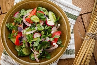 Салат Зелень с грядки