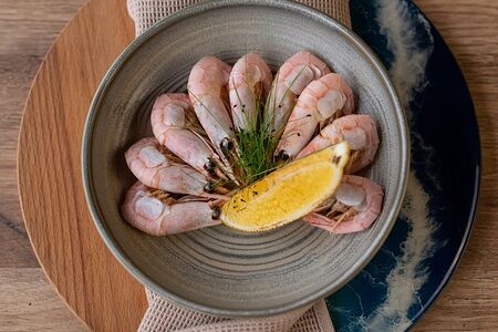 Креветки отварные