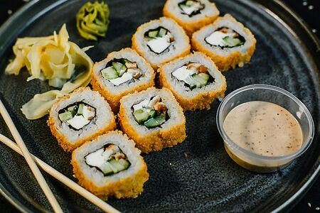 Жареный с угрем