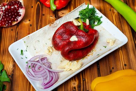 Перец болгарский на мангале