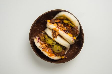 Булочки бао с говядиной