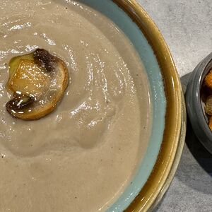 Грибной суп-пюре с белыми грибами