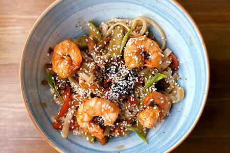 С креветками