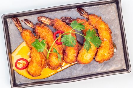 Креветки темпура