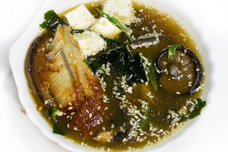 Мисо с угрём