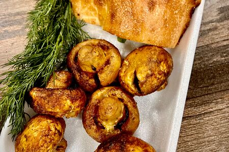 Шампиньоны на углях