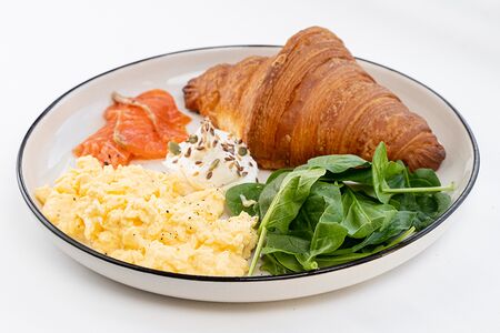 Большой завтрак с лососем