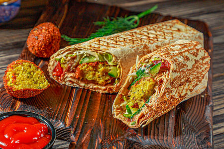 Шаурма с фалафелем