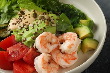 Поке с креветками