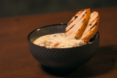 Мидии в сливочном соусе